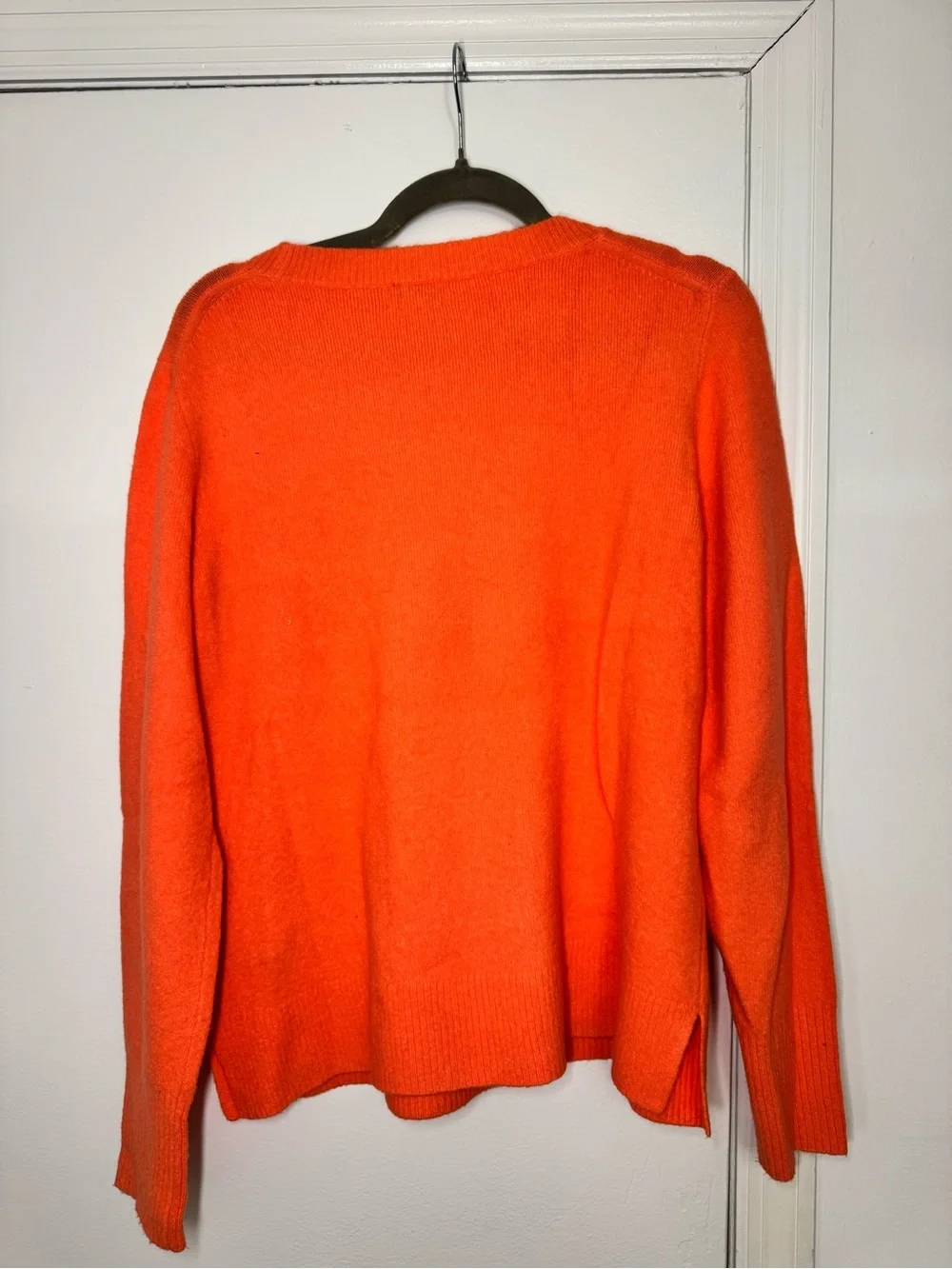 J.Crew Bright Coral Crewneck Sweater Size M
